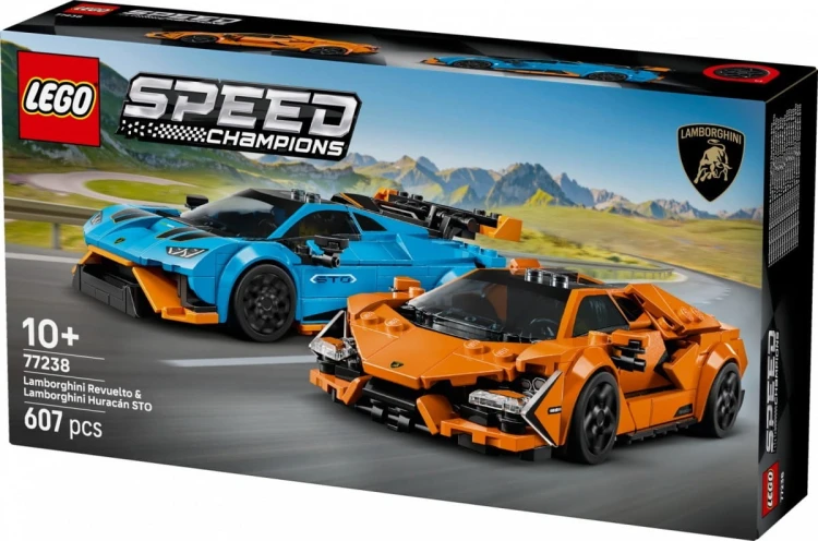 LEGO Klocki  Speed Champions 77238 Lamborghini Revuelto i Huracan STO