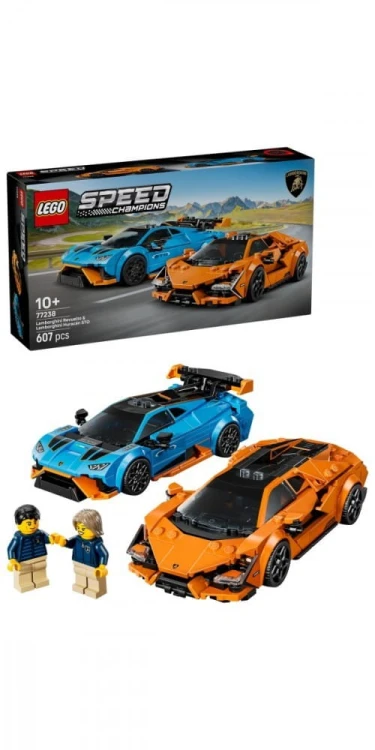 LEGO Klocki  Speed Champions 77238 Lamborghini Revuelto i Huracan STO