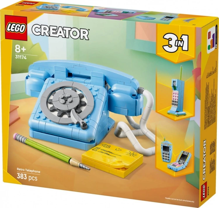 LEGO Klocki Creator 31174 Telefon w stylu retro