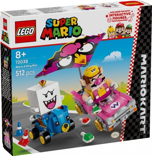 LEGO Klocki Super Mario 72038 Mario Kart - Wario i King Boo