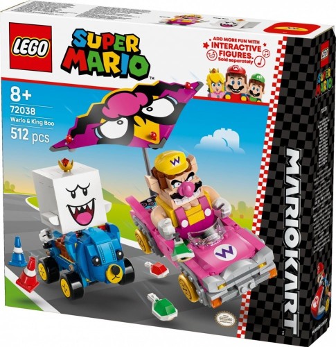 LEGO Klocki Super Mario 72038 Mario Kart - Wario i King Boo