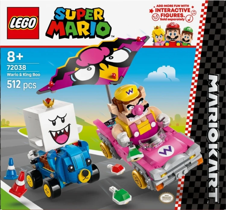 LEGO Klocki Super Mario 72038 Mario Kart - Wario i King Boo