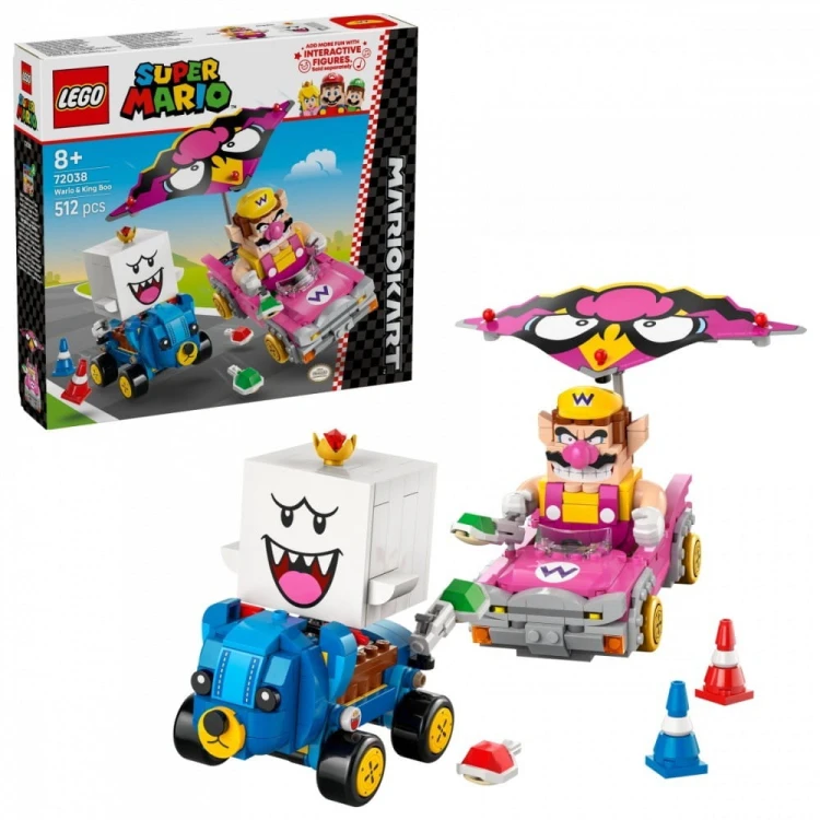 LEGO Klocki Super Mario 72038 Mario Kart - Wario i King Boo