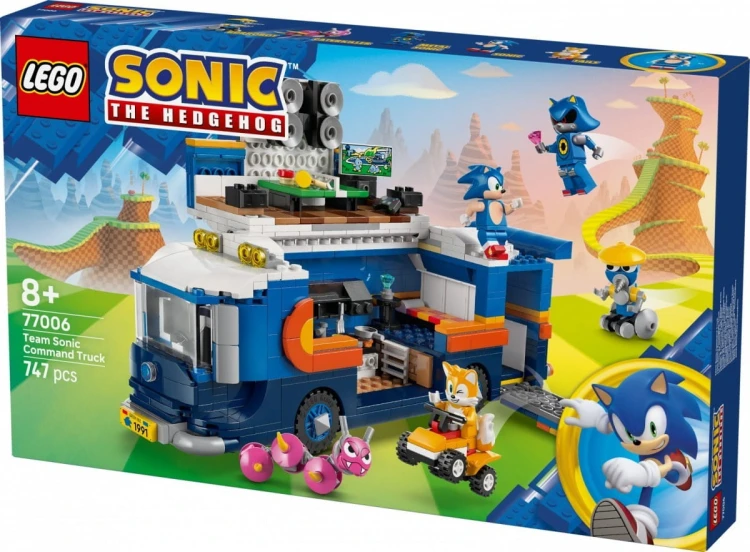 LEGO Klocki Sonic 77006 Sonic i pojazd do zadań specjalnych
