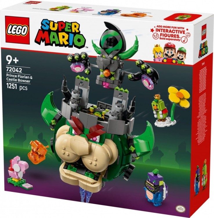 LEGO Klocki Super Mario 72042 Prince Florian i Castle Bowser