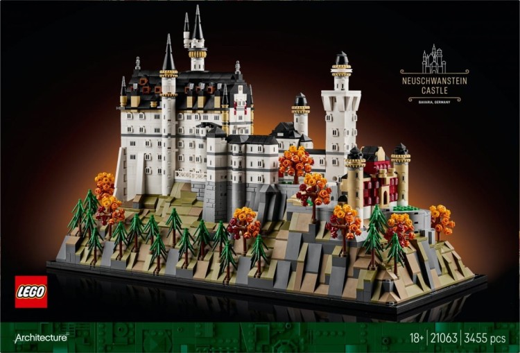 LEGO Klocki Architecture 21063 Zamek Neuschwanstein