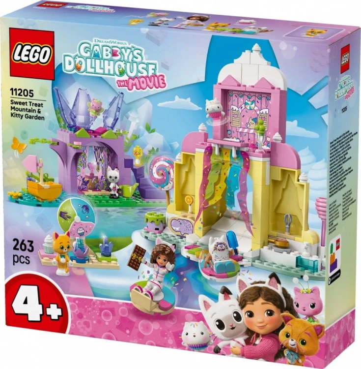 LEGO Klocki Koci Domek Gabi 11205 Łakociowa Góra i Kiciowy Ogródek