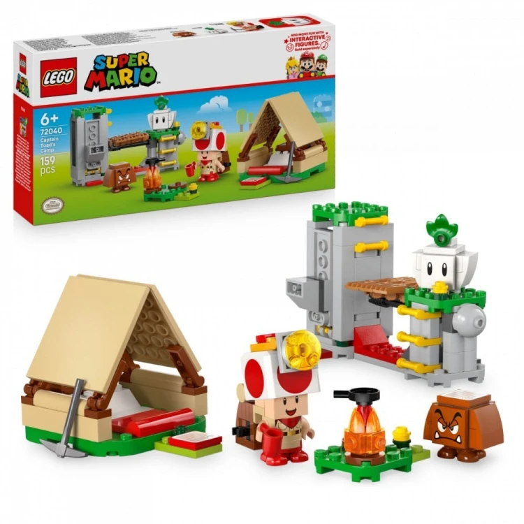 LEGO Klocki Super Mario 72040 Captain Toad i obóz