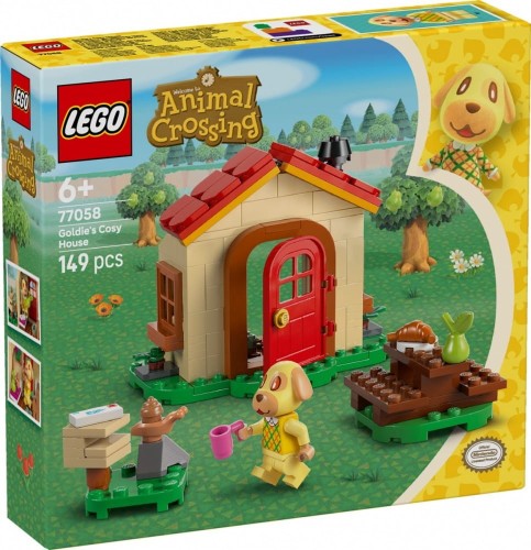 LEGO Klocki Animal Crossing 77058 Przytulny dom Goldie