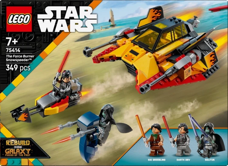 LEGO Klocki Star Wars 75414 Płomienny śmigacz śnieżny