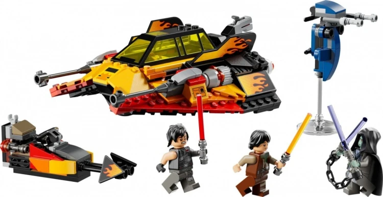 LEGO Klocki Star Wars 75414 Płomienny śmigacz śnieżny