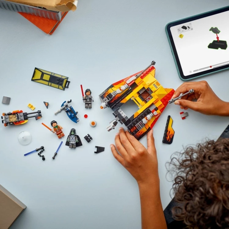 LEGO Klocki Star Wars 75414 Płomienny śmigacz śnieżny