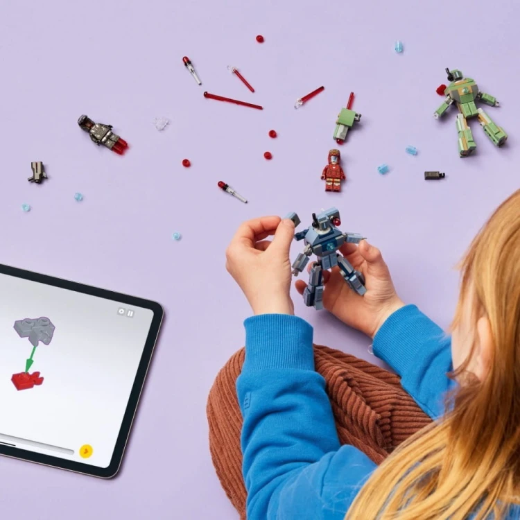 LEGO Klocki Super Heroes 76320 Iron Man i War Machine kontra drony Hammera