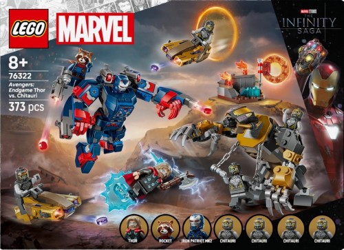 LEGO Klocki Super Heroes 76322 Avengers: Koniec gry Thor kontra Chitauri