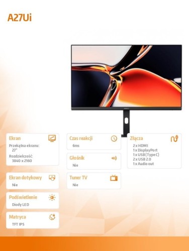 XIAOMI Monitor 4K A27Ui EU