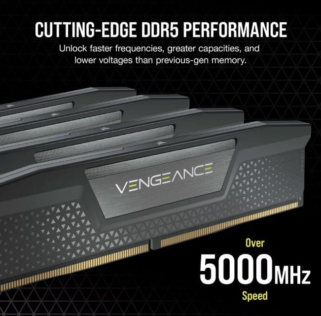 Corsair Pamięć DDR5 Vengeance 16GB/5200 (1*16GB) C40 Intel XMP