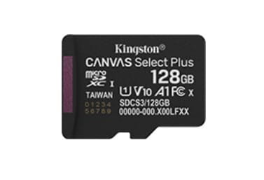 Kingston Karta pamięci microSD 128GB Canvas Select+ G3 150MB/s