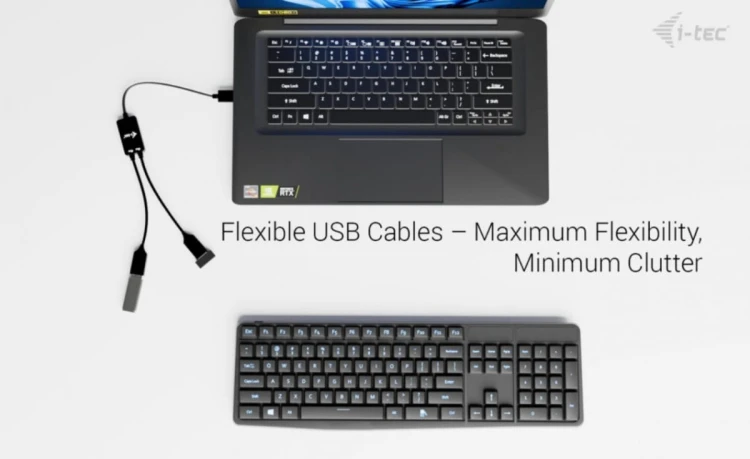 i-tec HUB USB-A Cable 2 port (2x USB-A)