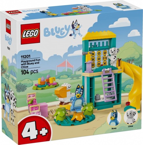 LEGO Klocki Bluey 11201 Blue i Łatka na placu zabaw