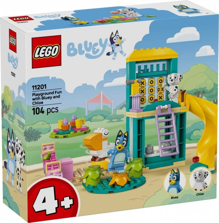 LEGO Klocki Bluey 11201 Blue i Łatka na placu zabaw