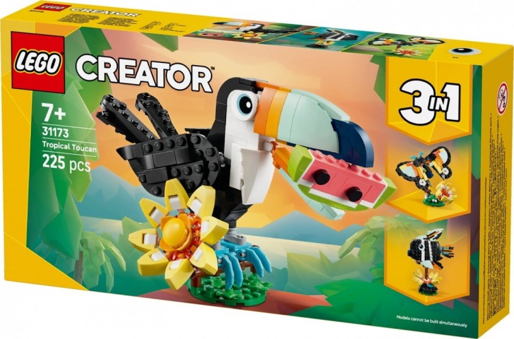 LEGO Klocki Creator 31173 Dzikie zwierzęta: Tropikalny tukan