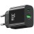 USAMS Ładowarka sieciowa 30W 1xUSB-C 1xUSB-A Fast czarging Czarna