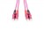 Digitus Patch cord światłowodowy FO LC-LC MM 50/125 OM4 duplex LSOH 1m