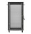 Lanberg Szafa instalacyjna rack stojąca 19" 22U 600x1000 czarna drzwi    perforowane ( flat pack)