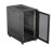 Lanberg Szafa instalacyjna rack stojąca 19" 22U 600x1000 czarna drzwi    perforowane ( flat pack)