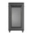 Lanberg Szafa instalacyjna rack stojąca 19" 22U 600x1000 czarna drzwi    perforowane ( flat pack)