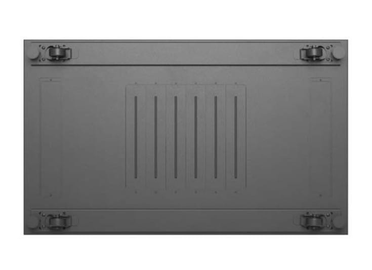 Lanberg Szafa instalacyjna rack stojąca 19" 22U 600x1000 czarna drzwi    perforowane ( flat pack)