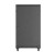 Lanberg Szafa instalacyjna rack stojąca 19" 22U 600x1200 czarna drzwi   przeszklone (flat pack)
