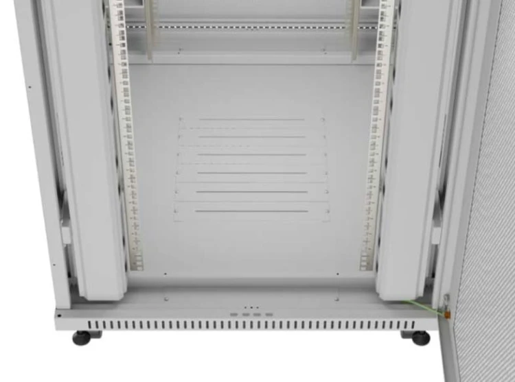 Lanberg Szafa instalacyjna rack stojąca  19" 47U 800x1200 szara drzwi    perforowane LCD ( flat pack) V2