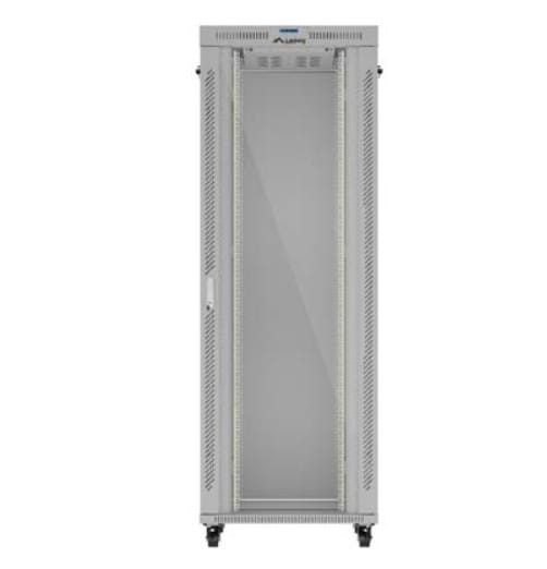 Lanberg Szafa instalacyjna rack stojąca 47U 800x1000 szara  drzwi        przeszkolne  LCD ( flat pack) V2