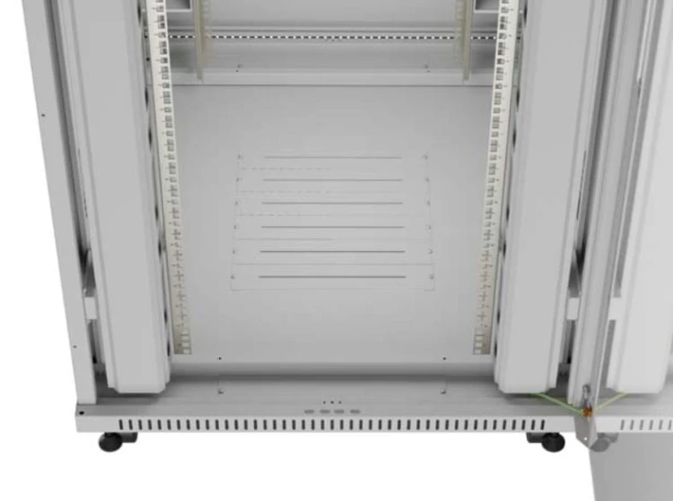 Lanberg Szafa instalacyjna rack stojąca 47U 800x1000 szara  drzwi        przeszkolne  LCD ( flat pack) V2