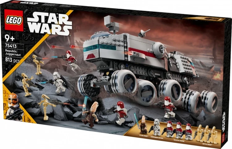 LEGO Klocki Star Wars 75413 Czołg Republiki Juggernaut