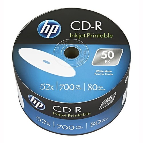 Verbatim HP CD-R 52x 700MB 50P Printable CRE00070WIP-3 69301
