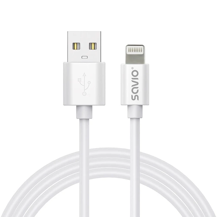 Savio Kabel USB-A do Lightning CL-192 1m biały
