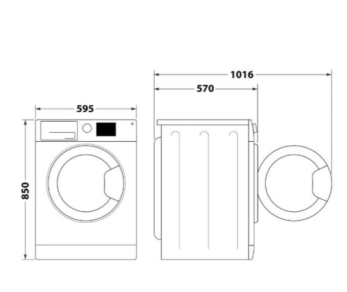 Whirlpool Pralko-suszarka FFWDB864489SVEE