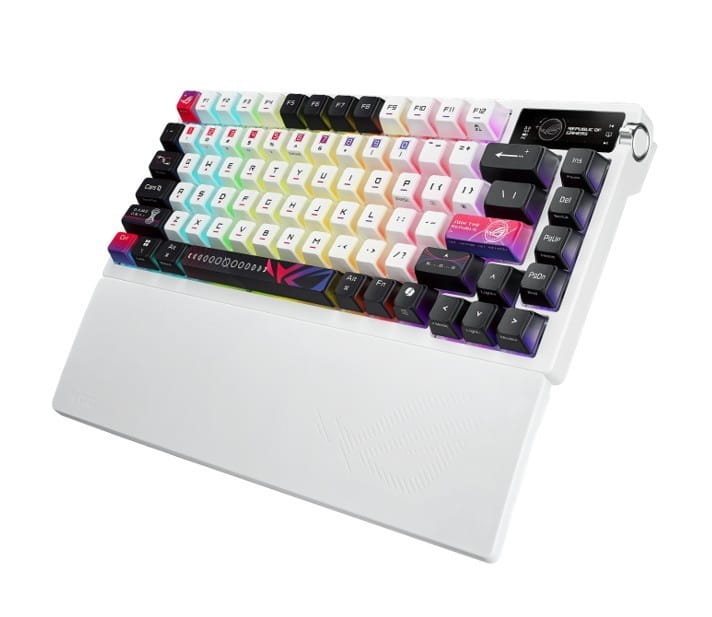 Asus Klawiatura ROG Azoth X M704 BT/RF/USB-C/Aura/Czarno-Biała