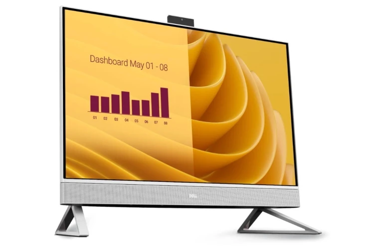 Dell Komputer Dell 27 All-in-One EC27250 Win11Pro 7-150U/32GB/1TB/27.0 FHD Touch/Intel Graphics/Cam/WLAN + BT/Backlit Kb/3Y ProSupport
