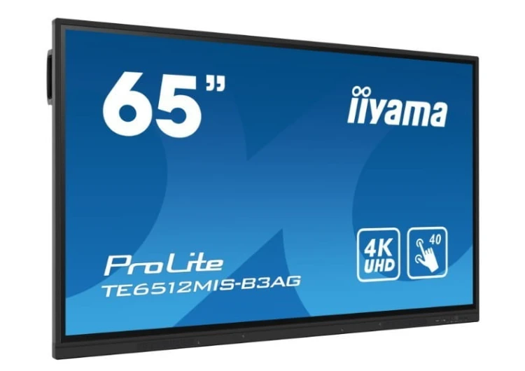 IIYAMA Monitor 65 cali TE6512MIS-B4AG  40pkt,IPS,4K,24/7,7H, ANDROID 14, RK3576, 8/128GB, EDLA, Essential