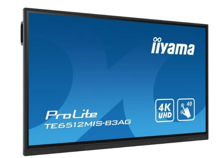IIYAMA Monitor 65 cali TE6512MIS-B4AG  40pkt,IPS,4K,24/7,7H, ANDROID 14, RK3576, 8/128GB, EDLA, Essential