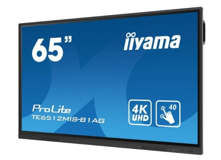 IIYAMA Monitor 65 cali TE6512MIS-B4AG  40pkt,IPS,4K,24/7,7H, ANDROID 14, RK3576, 8/128GB, EDLA, Essential