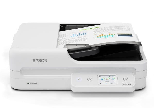 Epson Skaner WF DS-1760WN  A4/USB/W(LAN)/30ppm/ADF60/2S-1P