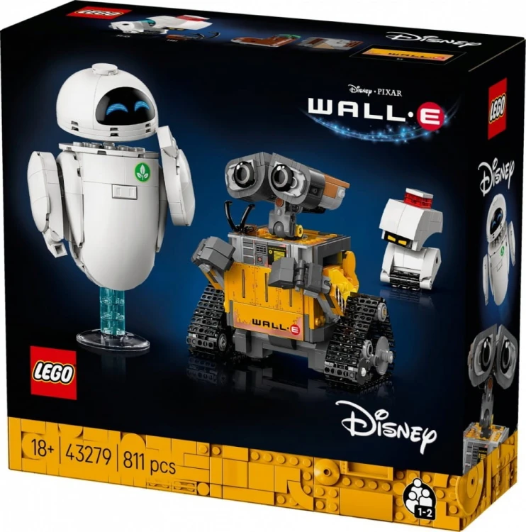 LEGO Klocki Disney Pixar 43279 Wall-e i Ewa