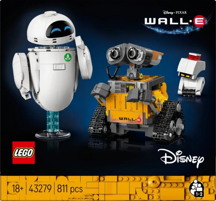 LEGO Klocki Disney Pixar 43279 Wall-e i Ewa