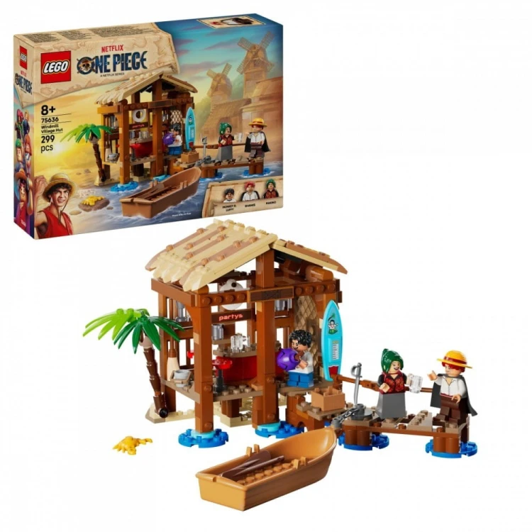 LEGO Klocki One Piece 75636 Chatka w wiosce Fuusha