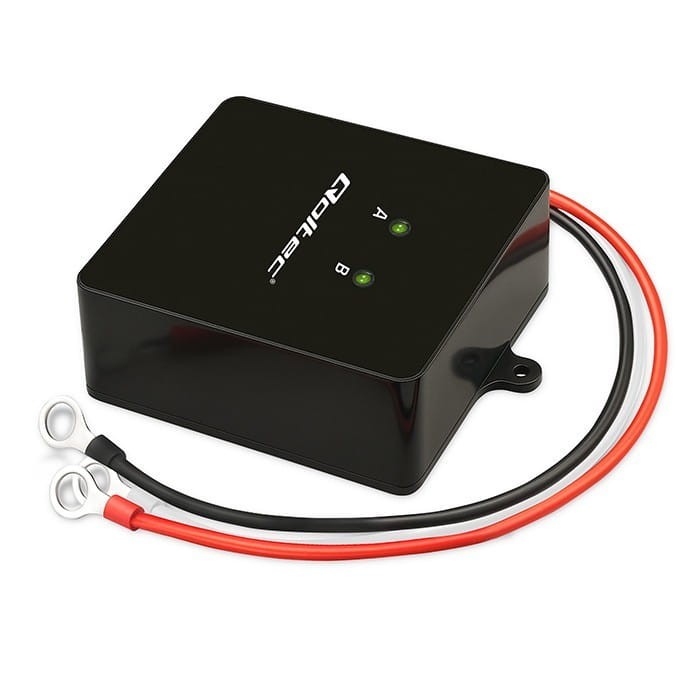 Qoltec Balanser napięcia 24V do akumulatorów 2x12V | 5A | LiFePO4 AGM   GEL