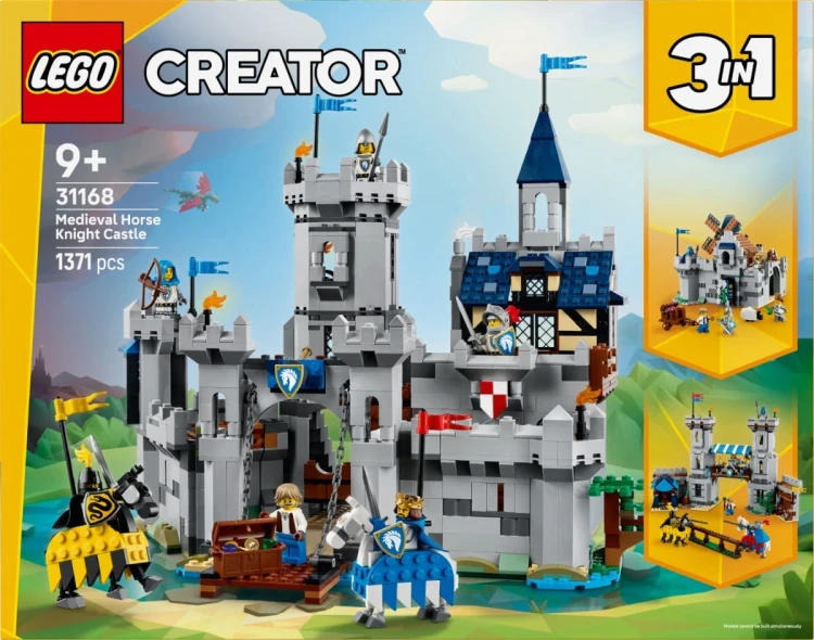 LEGO Klocki Creator 31168 Średniowieczny zamek rycerzy konnych